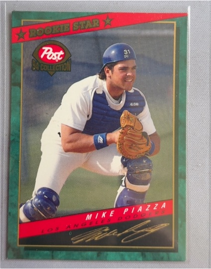 1994 Post Collection #1 Mike Piazza Rookie Star — front
