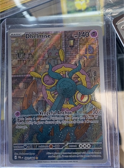 2026 Pokémon ME05: Pitch Black #091/084 Dhelmise — front