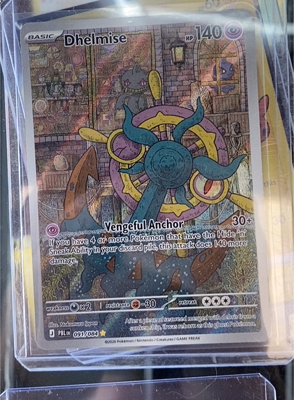 2026 Pokémon Paldean Fates #091 Dhelmise — front