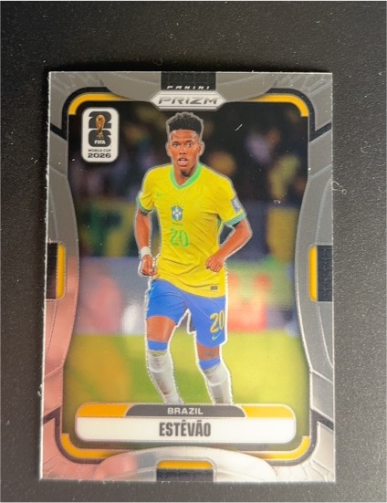 2026 Panini Prizm FIFA World Cup #87 Estêvão — front