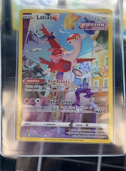 2023 Pokémon Latias GG20/GG70 Crown Zenith: Galarian Gallery — front