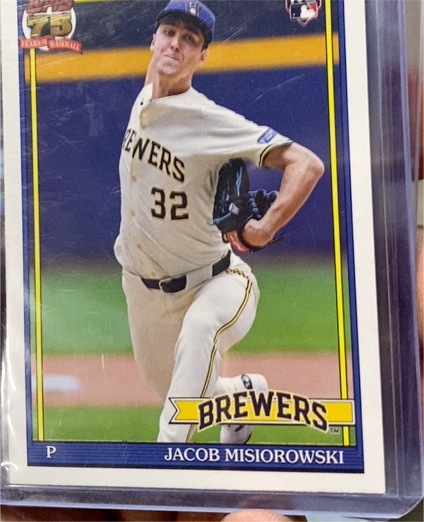 2026 Topps Series 1 1991 Topps #T91-74 Jacob Misiorowski — front