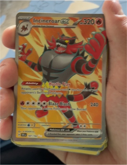 2022 Pokémon SV05: Temporal Forces #187/162 Incineroar EX — front