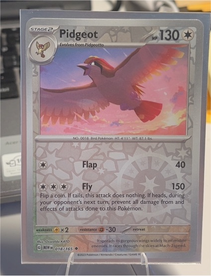 2023 Pokémon Scarlet & Violet 151 #018 Pidgeot — front