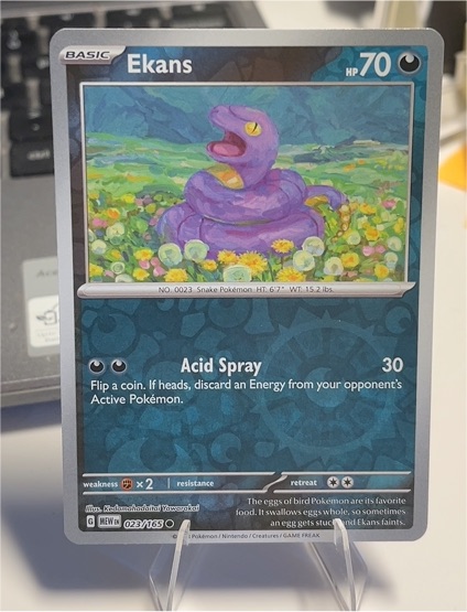 2023 Pokémon Scarlet & Violet 151 #023 Ekans — front
