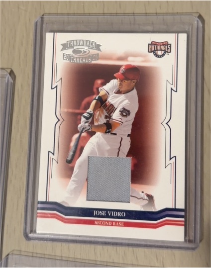 2005 Donruss Throwback Threads #67 Jose Vidro — front