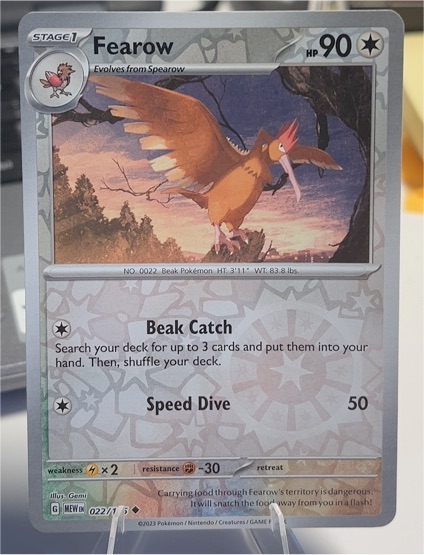 2023 Pokémon SV: Scarlet & Violet 151 #022 Fearow — front