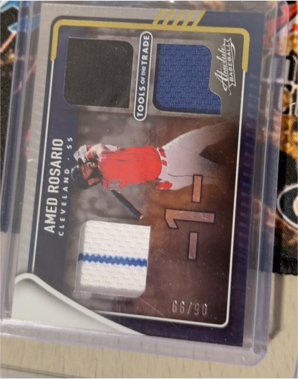 2022 Panini Absolute Tools of the Trade 3 Swatch #TTT3-RO Amed Rosario — front