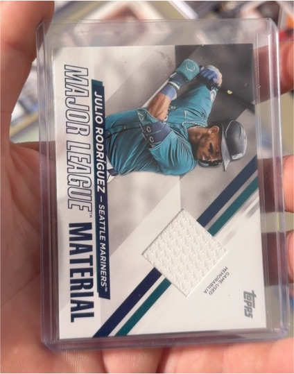 2024 Topps Update Series Major League Material #MLMU-JR Julio Rodriguez — front