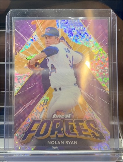 2026 Topps Finest #FIF-13 Nolan Ryan Finest Forces — front