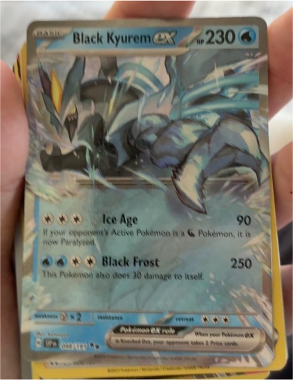 2021 Pokemon TCG SV08: Surging Sparks #048 Black Kyurem ex — front