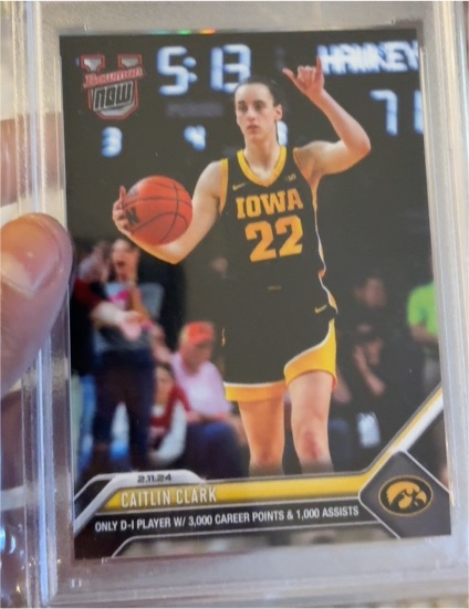 2024 Bowman U Now #48 Caitlin Clark Iowa Hawkeyes — front
