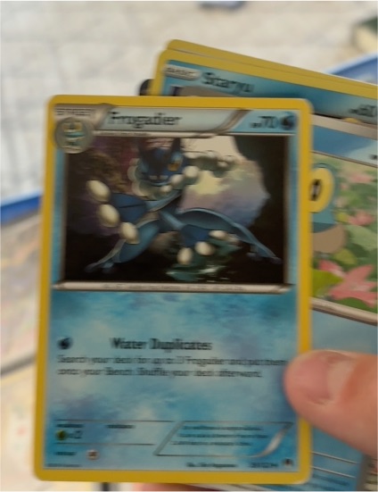 2014 Pokémon XY Kalos Starter Set #13 Frogadier — front