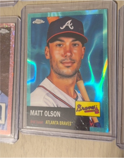2023 Topps Chrome #163 Matt Olson — front