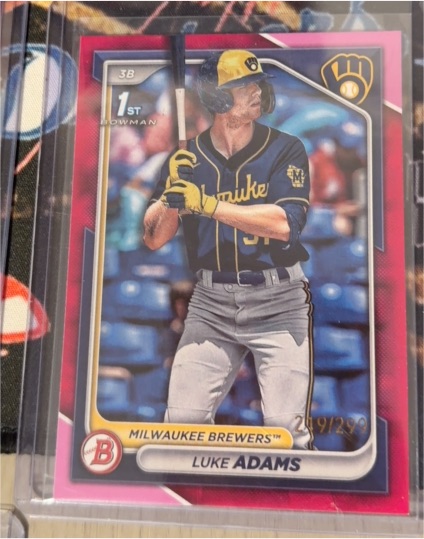 2024 Bowman #BP-50 Luke Adams — front