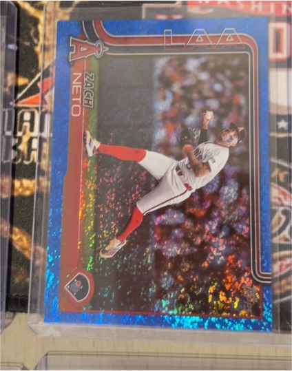2025 Topps Holiday #H149 Zach Neto — front