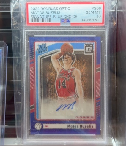 2024 Donruss Optic #306 Matas Buzelis — front