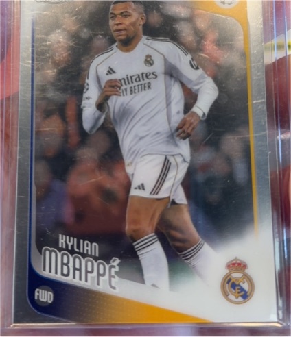 2025-26 Topps Chrome UEFA Club Competitions #112 Kylian Mbappé — front