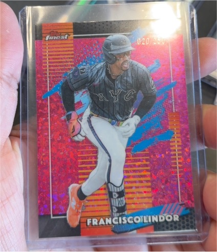 2026 Topps Finest #159 Francisco Lindor — front