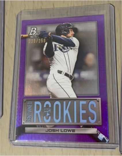 2022 Bowman Platinum Renowned Rookies #RR-7 Josh Lowe — front