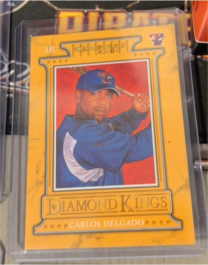 2004 Donruss Diamond Kings #15 Carlos Delgado — front