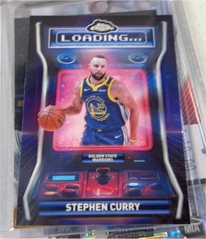 2025-26 Topps Chrome #LD-4 Stephen Curry Loading... — front