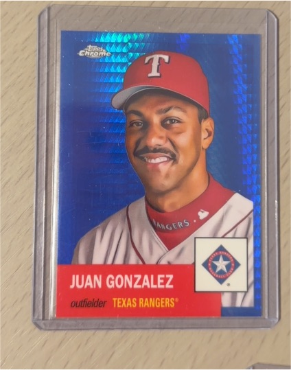 2022 Topps Chrome Platinum #386 Juan Gonzalez — front