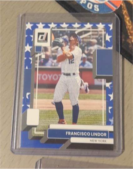2022 Panini Donruss Independence Day #219 Francisco Lindor — front