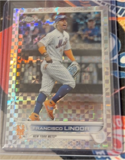 2022 Topps Chrome #166 Francisco Lindor — front
