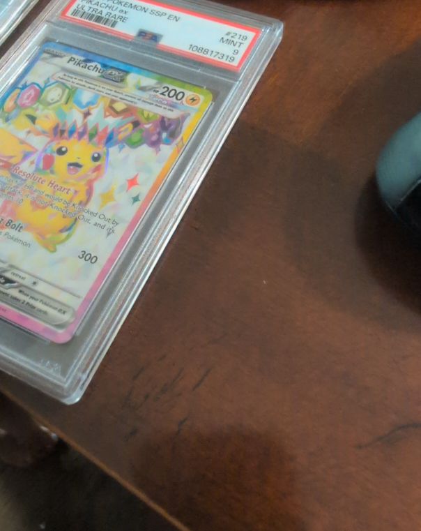2021 Pokémon #219 Pikachu EX Surging Sparks — front