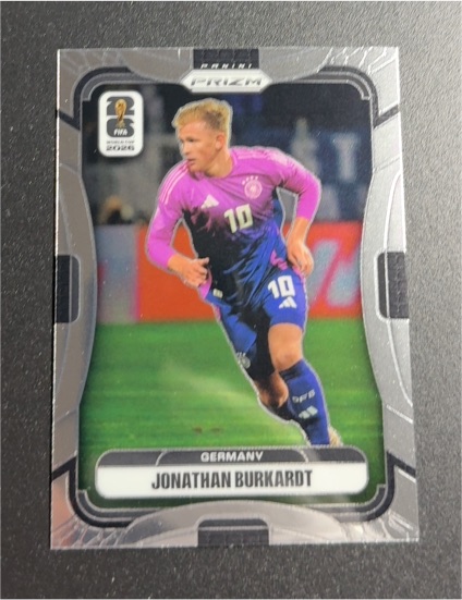 2026 Panini Prizm FIFA World Cup #62 Jonathan Burkardt — front