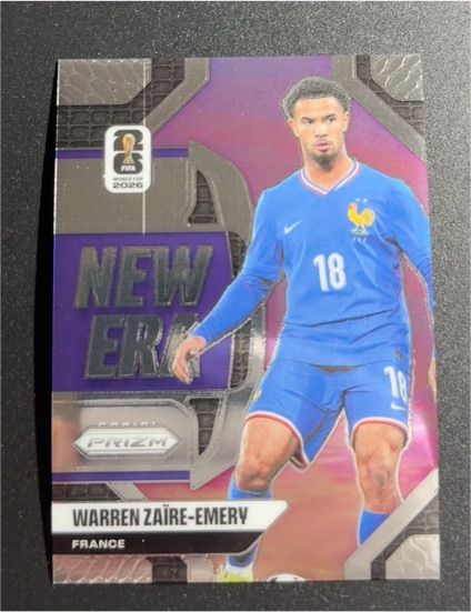 2026 Panini Prizm FIFA World Cup #25 Warren Zaïre-Emery New Era — front