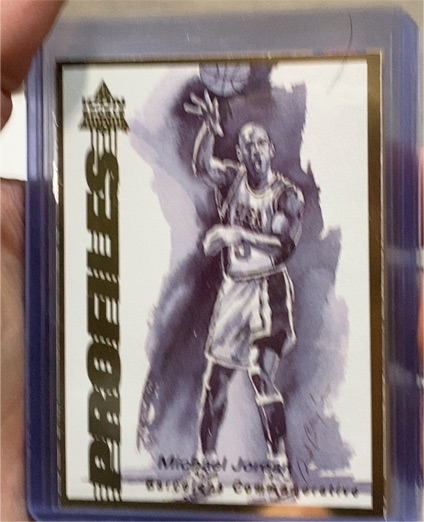 1992 Icon Gold Profiles #16 Michael Jordan — front