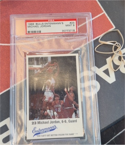 1988 Entenmann's Bulls #23 Michael Jordan — front
