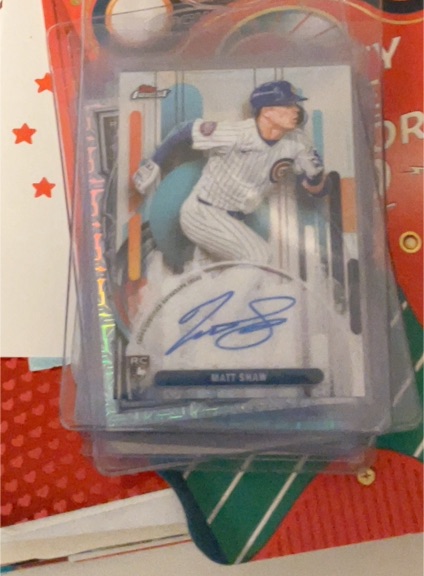 2025 Topps Finest #FA-MS Matt Shaw — front