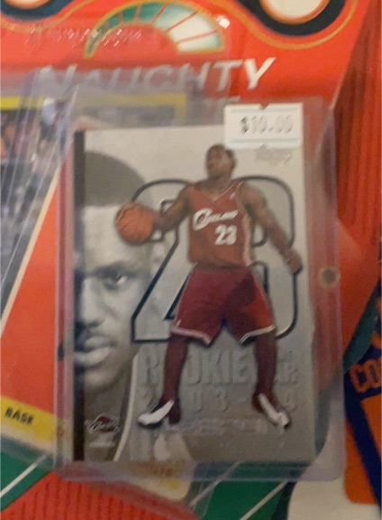 2003 McFarlane Sports Picks Series 5 LeBron James Rookie NBA Figure — front