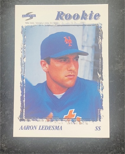 1996 Score #507 Aaron Ledesma New York Mets — front