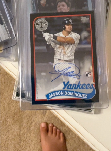 2024 Topps Series 1 #89BA-JD Jasson Dominguez — front