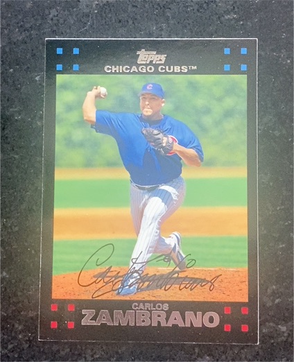 2007 Topps #429 Carlos Zambrano — front