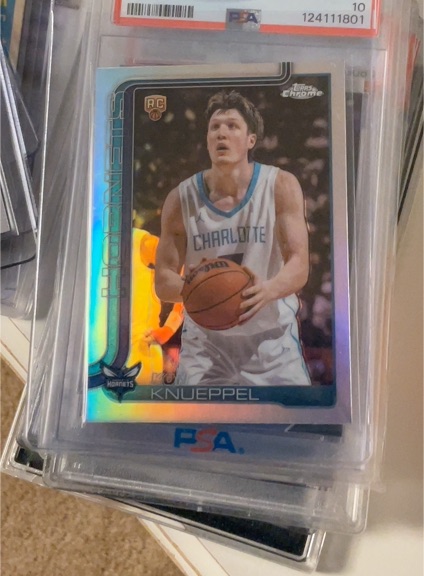 2025 Topps Chrome #254 Kon Knueppel — front