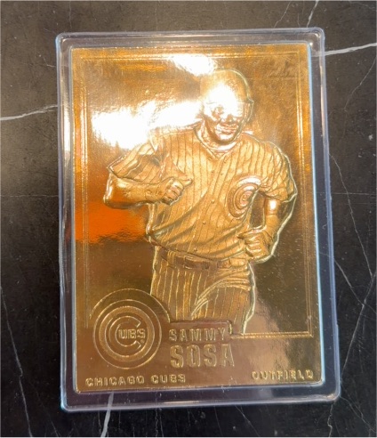1998 Danbury Mint #59 Sammy Sosa — front