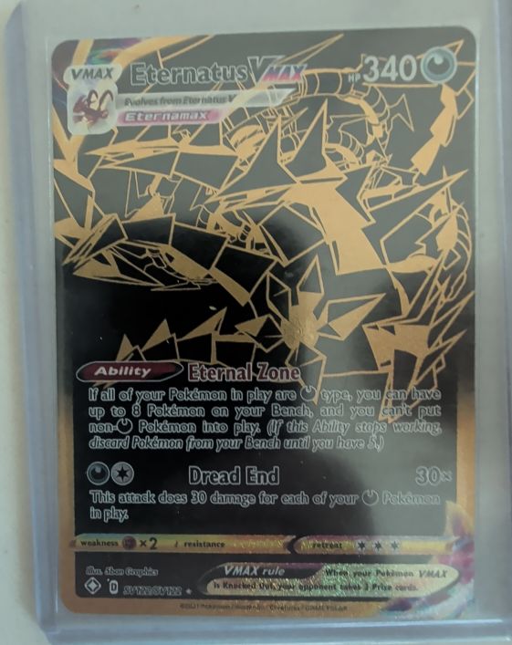 2021 Pokemon Shining Fates #SV122 Eternatus VMAX — front