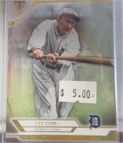 2017 Topps Triple Threads #75 Ty Cobb — front