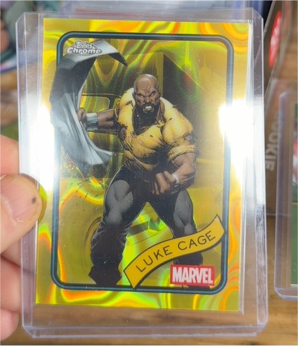 2025 Topps Chrome Marvel #111 Luke Cage — front