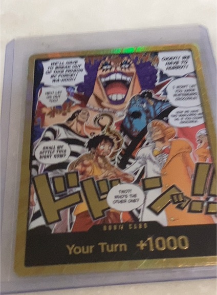 One Piece The Time of Battle OP16 Don!! Card — front