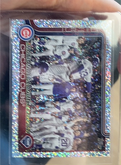 2025 Topps Series 1 #60 Chicago Cubs Team Card — front