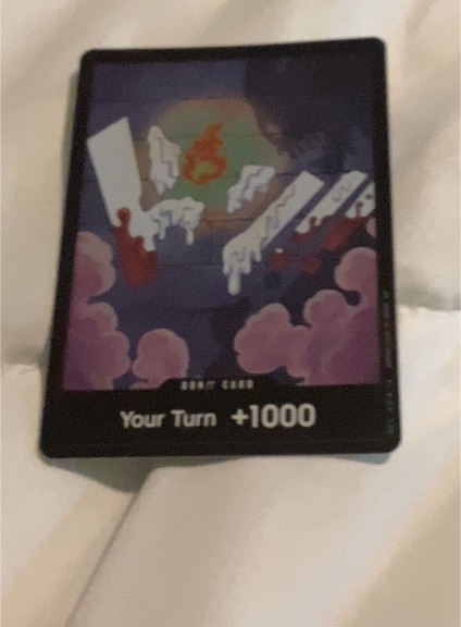 2026 Bandai One Piece Card Game OP16-DON DON!! Card Your Turn +1000 — front