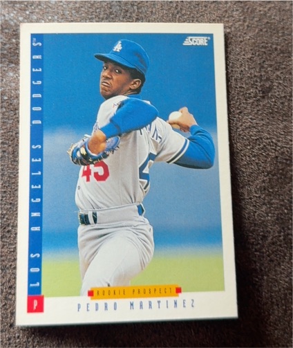 1993 Score #321 Pedro Martinez — front