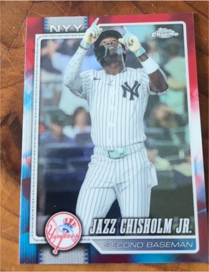 2026 Topps Chrome #61 Jazz Chisholm Jr. — front