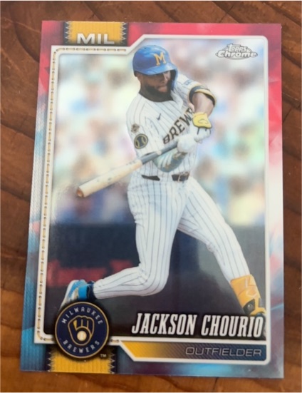 2026 Topps Chrome #51 Jackson Chourio — front